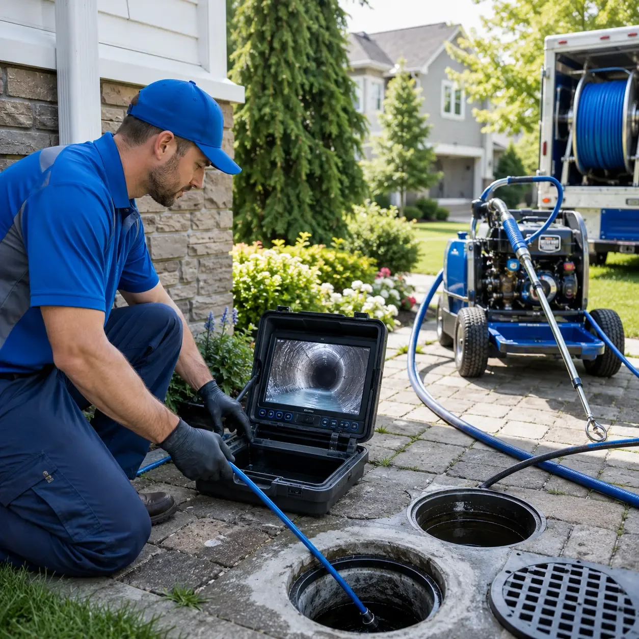 Outdoor drain cleaning professionals serving Montville, OH
